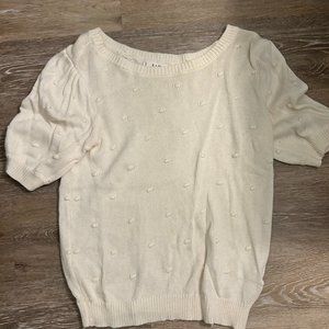 Short-sleeved sweater shirt